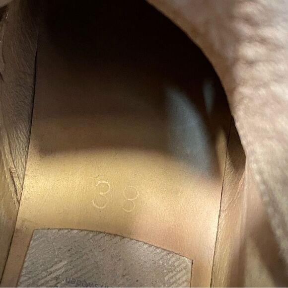 Maguba Leather Wood Wedge Clog‎ Wedge Boot Chocolate Brown Women’s 38 8 - Picture 10 of 12